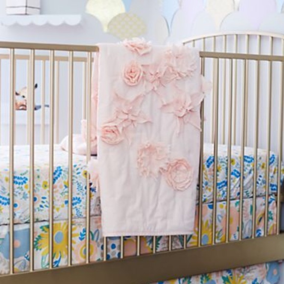 The Land Of Nod Bedding Toddler Quilt Never Used